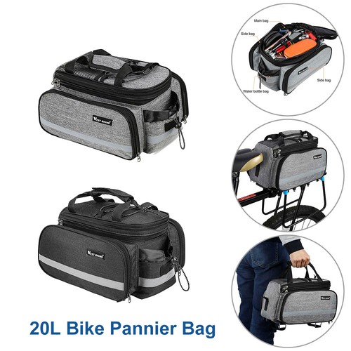 20l bike pannier bag rear - pannier,