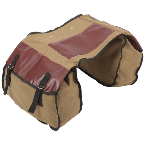 Brown reusable canvas bike - brown,